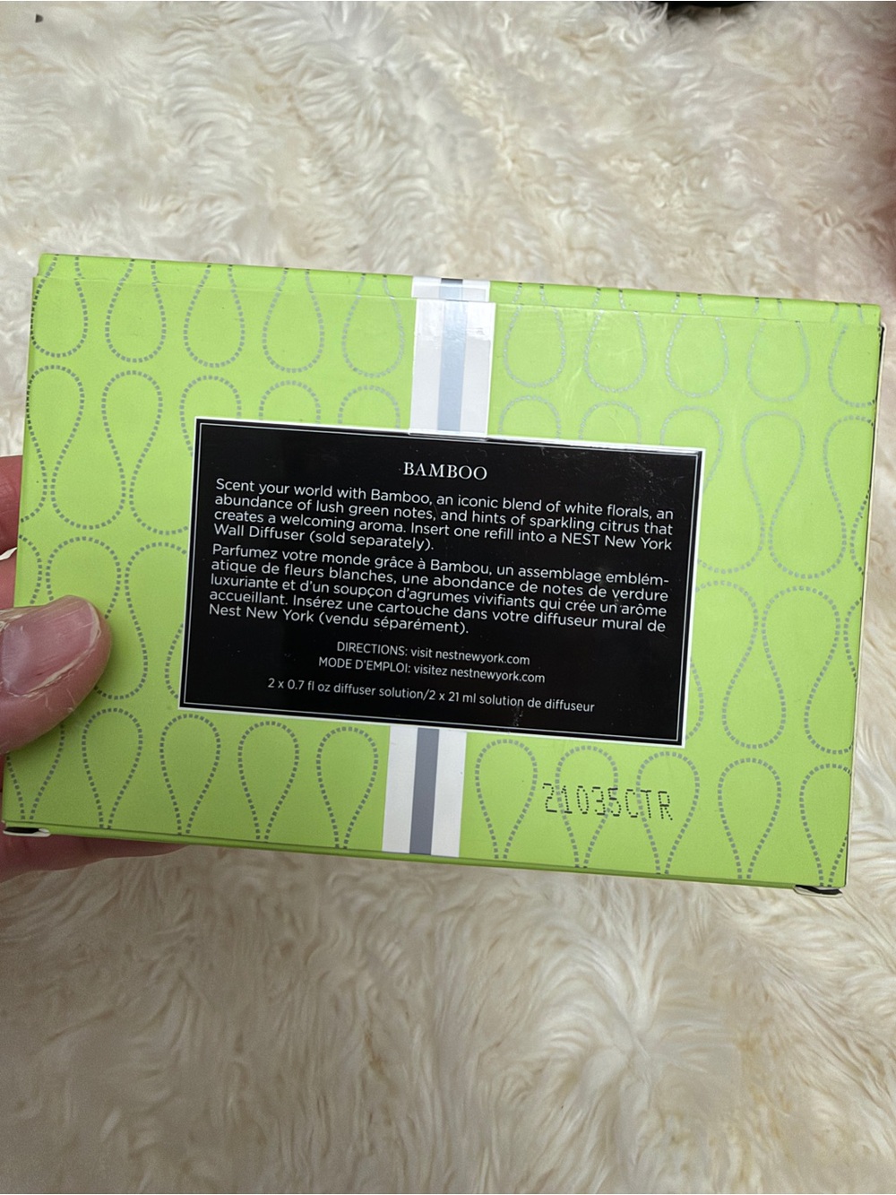 Best New York Bamboo Wall Diffuser Refills - Green - Picture 3 of 3